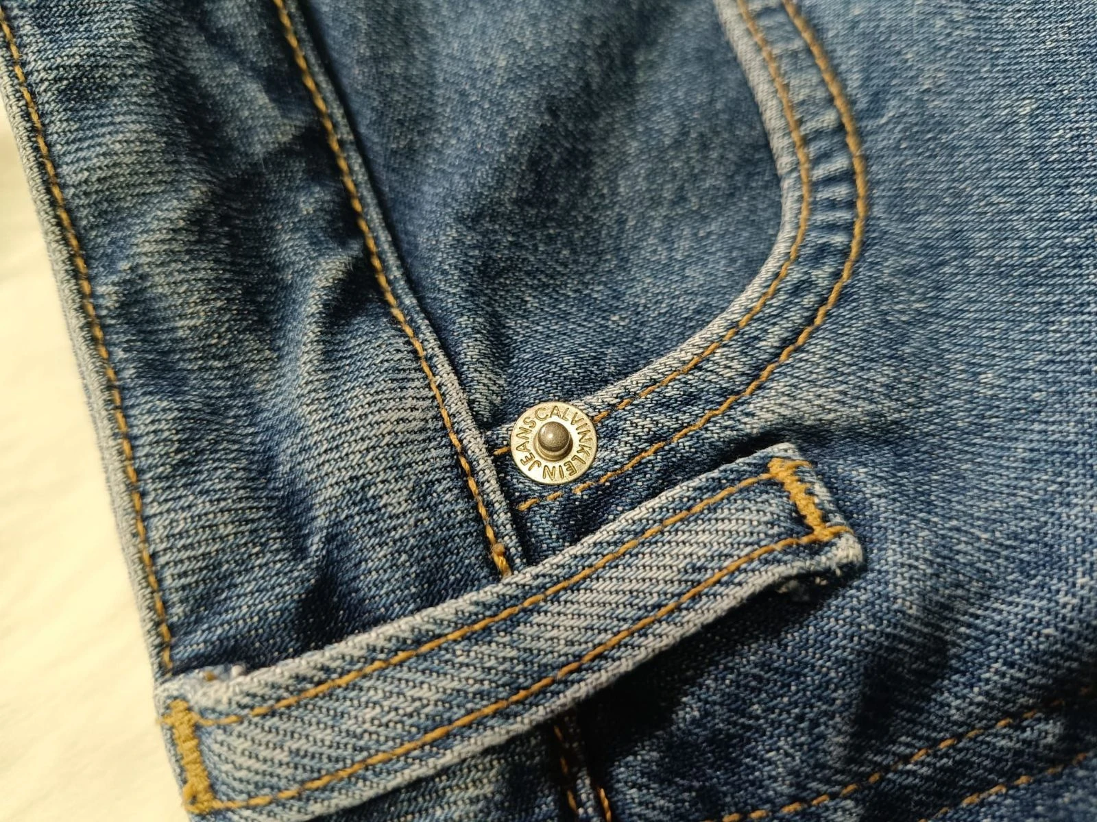 falda Calvin Klein vaquera algodón - jupe en jean mini femme – photo 13